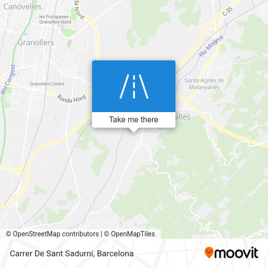 Carrer De Sant Sadurní map