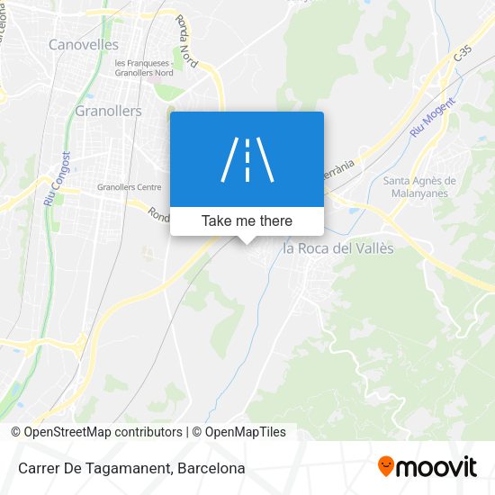 Carrer De Tagamanent map