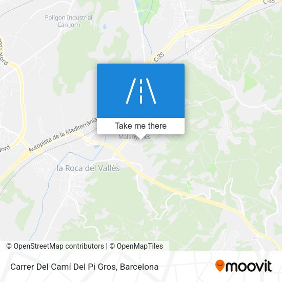 Carrer Del Camí Del Pi Gros map