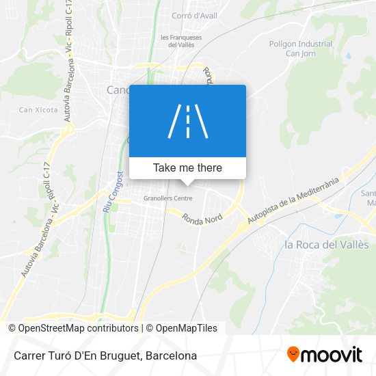 Carrer Turó D'En Bruguet map