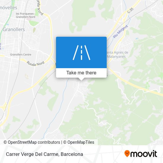 Carrer Verge Del Carme map