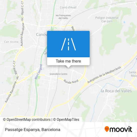 Passatge Espanya map