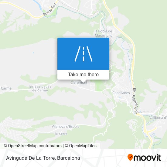 Avinguda De La Torre map