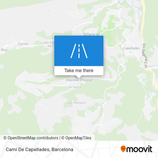 Camí De Capellades map