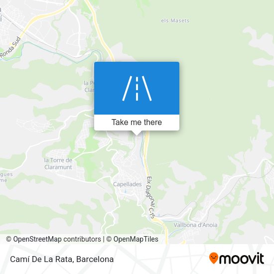 Camí De La Rata map
