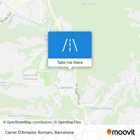 Carrer D'Amador Romaní map