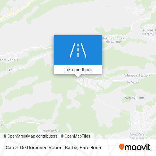 Carrer De Domènec Roura I Barba map