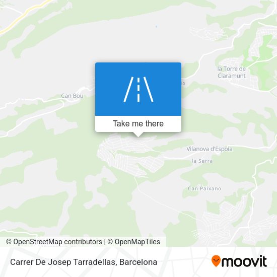 Carrer De Josep Tarradellas map