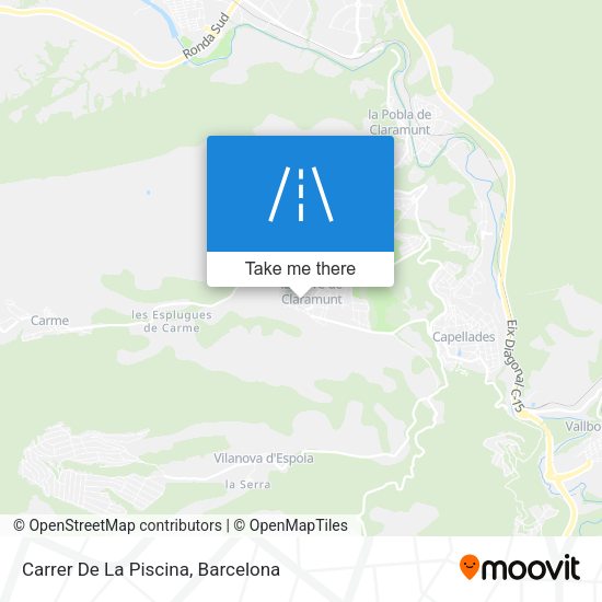 Carrer De La Piscina map
