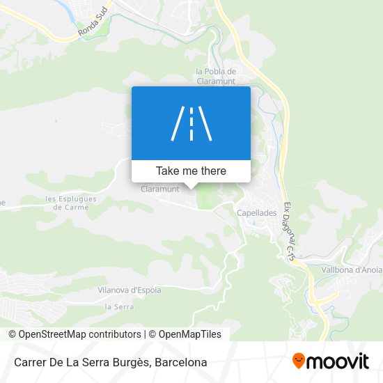 Carrer De La Serra Burgès map