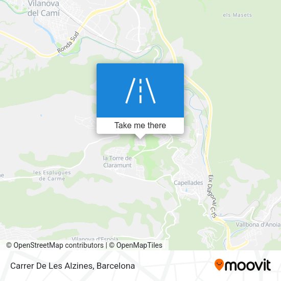 Carrer De Les Alzines map