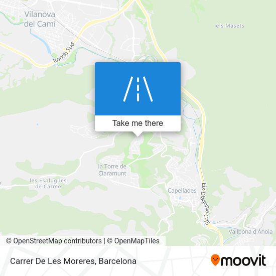Carrer De Les Moreres map