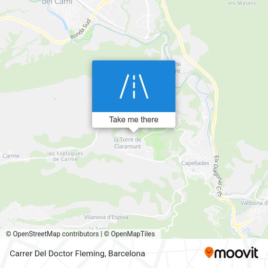 Carrer Del Doctor Fleming map