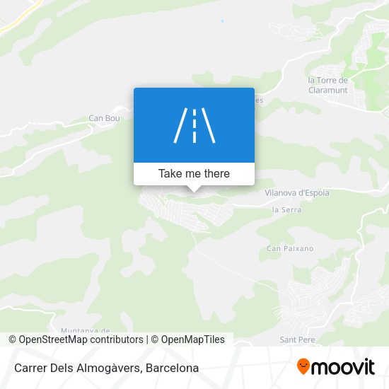Carrer Dels Almogàvers map