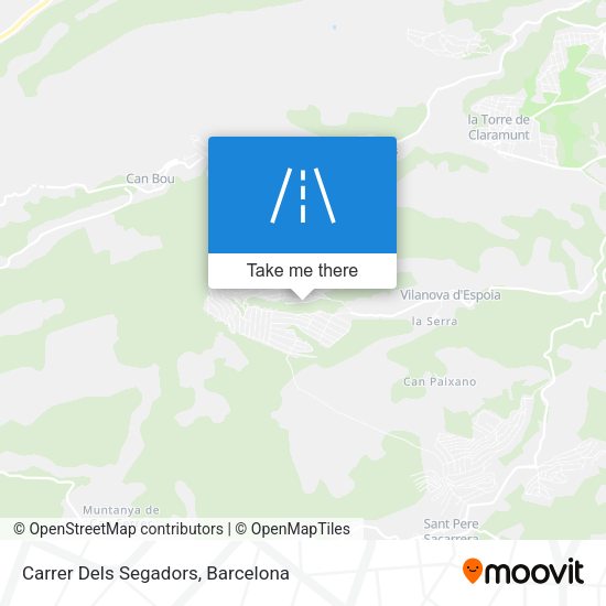 Carrer Dels Segadors map