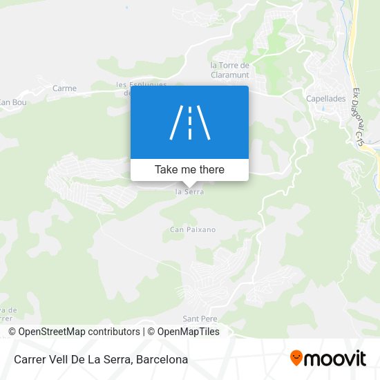 Carrer Vell De La Serra map