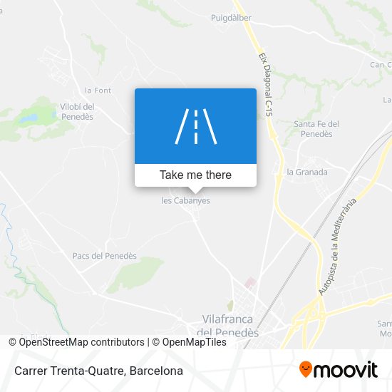 Carrer Trenta-Quatre map