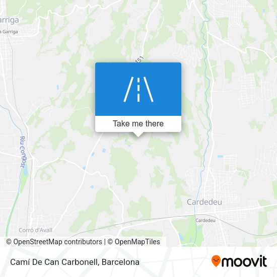Camí De Can Carbonell map