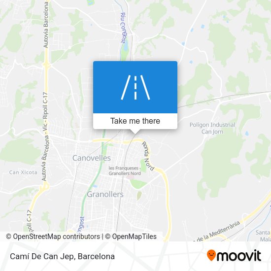 Camí De Can Jep map