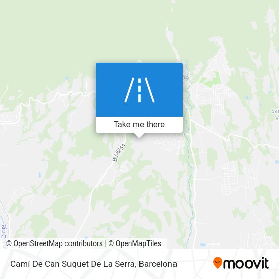 Camí De Can Suquet De La Serra map