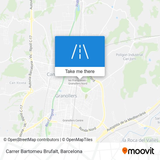 Carrer Bartomeu Brufalt map