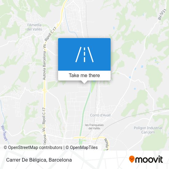 Carrer De Bèlgica map