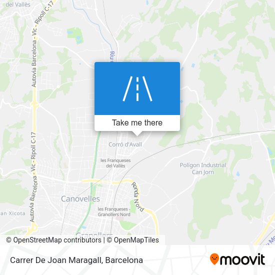 Carrer De Joan Maragall map