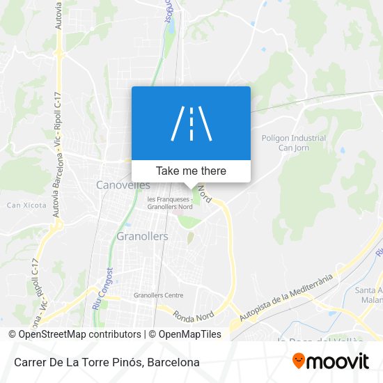 Carrer De La Torre Pinós map