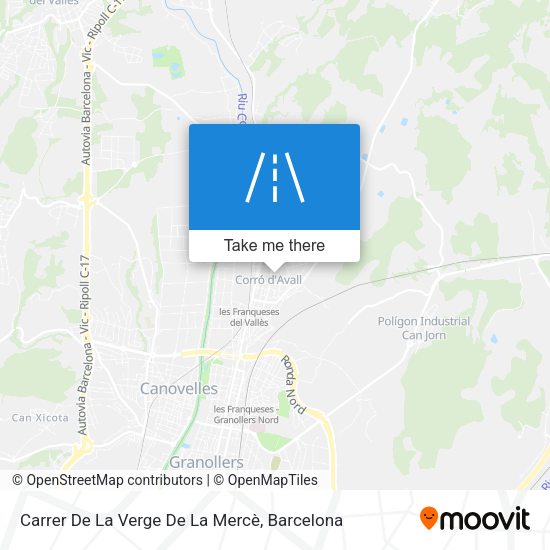 Carrer De La Verge De La Mercè map