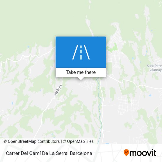 Carrer Del Camí De La Serra map