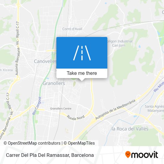 Carrer Del Pla Del Ramassar map