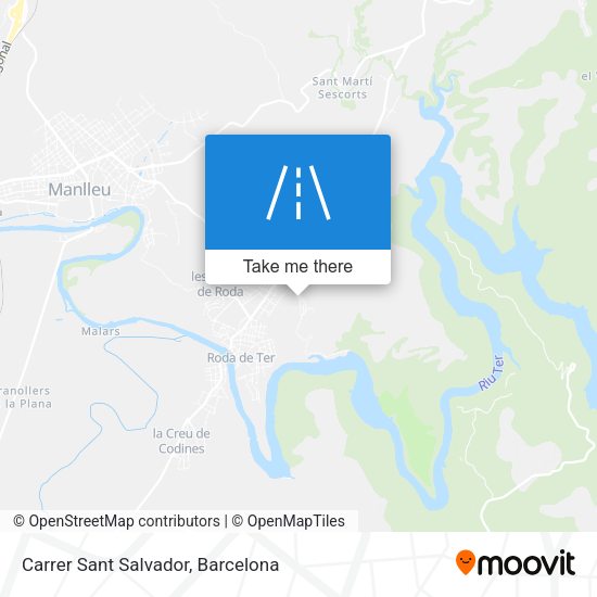 Carrer Sant Salvador map