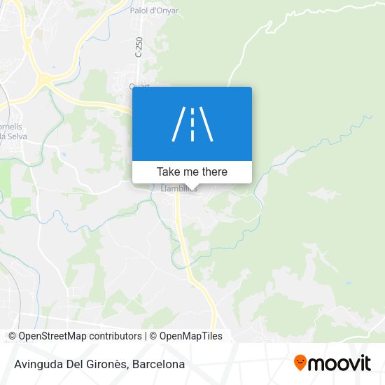 Avinguda Del Gironès map