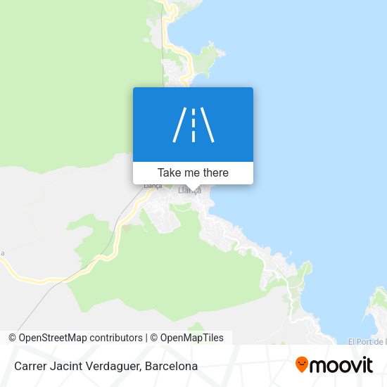 Carrer Jacint Verdaguer map