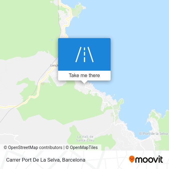 Carrer Port De La Selva map