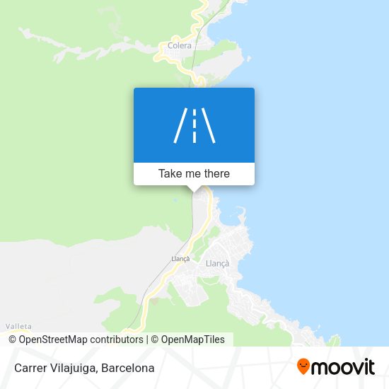 Carrer Vilajuiga map