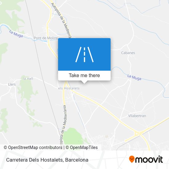 Carretera Dels Hostalets map