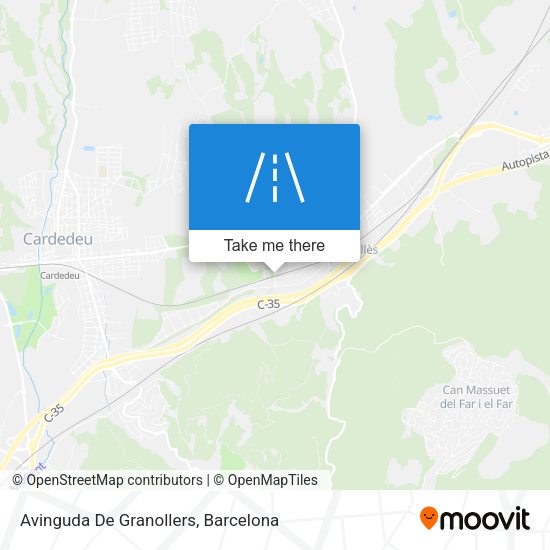 Avinguda De Granollers map
