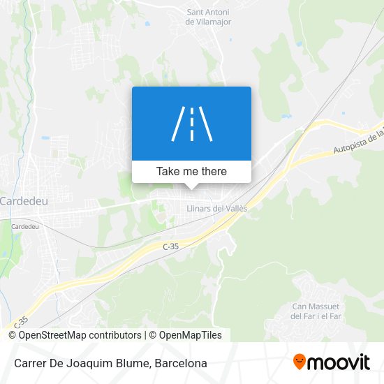 Carrer De Joaquim Blume map