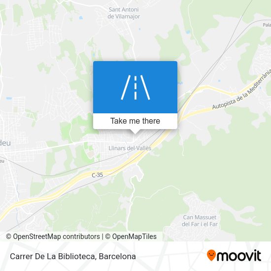 Carrer De La Biblioteca map