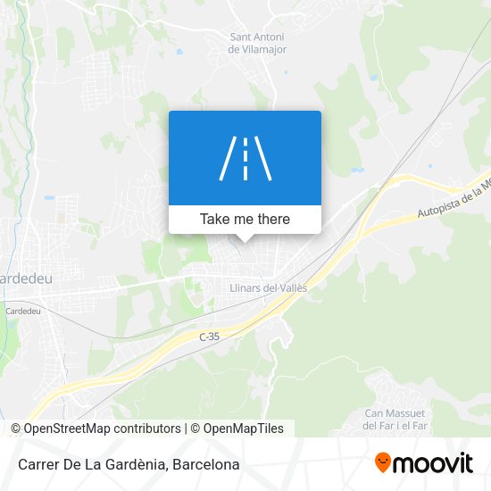 Carrer De La Gardènia map