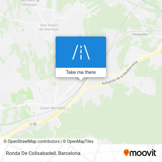 Ronda De Collsabadell map