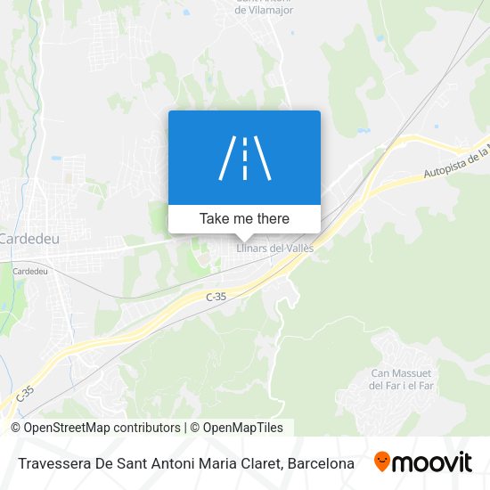 Travessera De Sant Antoni Maria Claret map