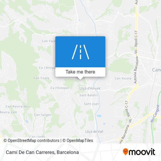 Camí De Can Carreres map