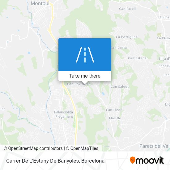Carrer De L'Estany De Banyoles map