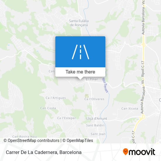 Carrer De La Cadernera map