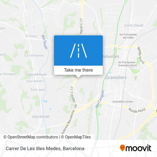 Carrer De Les Illes Medes map