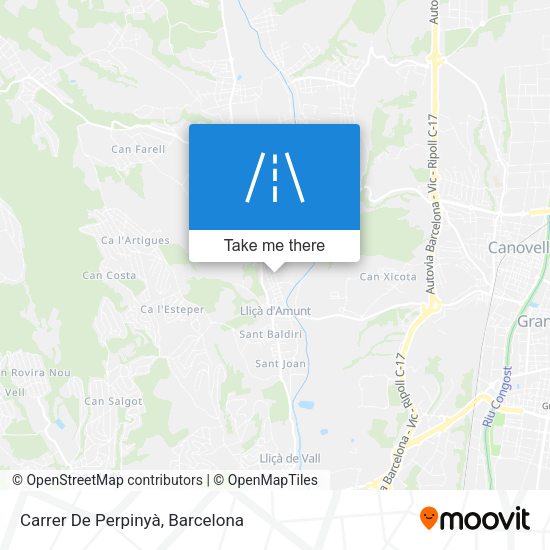 Carrer De Perpinyà map