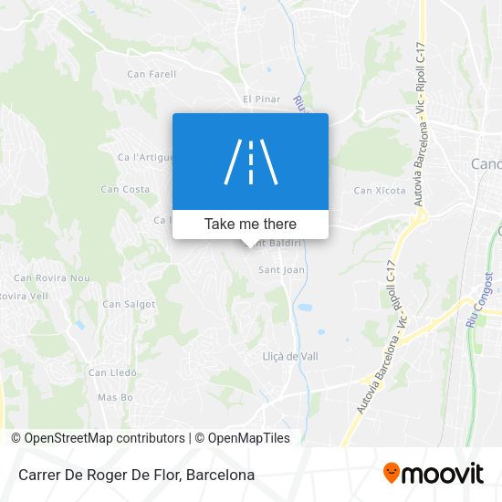 Carrer De Roger De Flor map