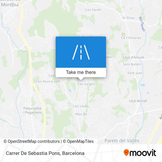 Carrer De Sebastia Pons map